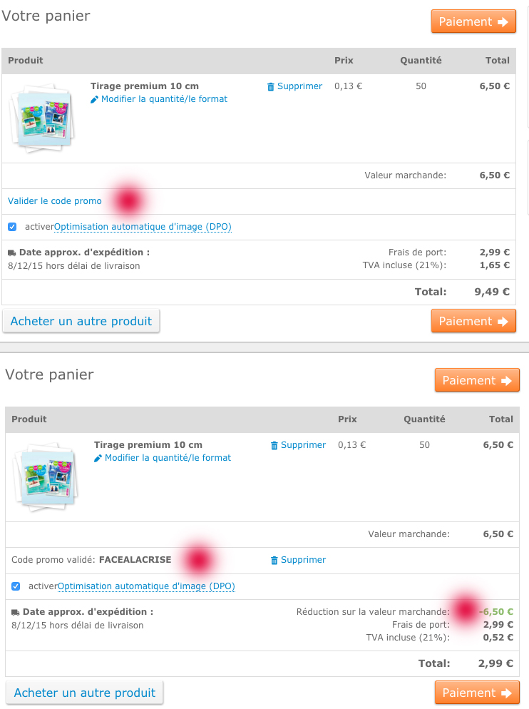 Coupon reduc showroomprive
