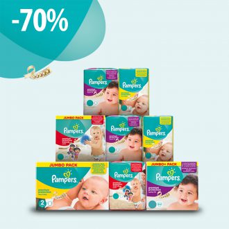 Réduction Pampers : -70%