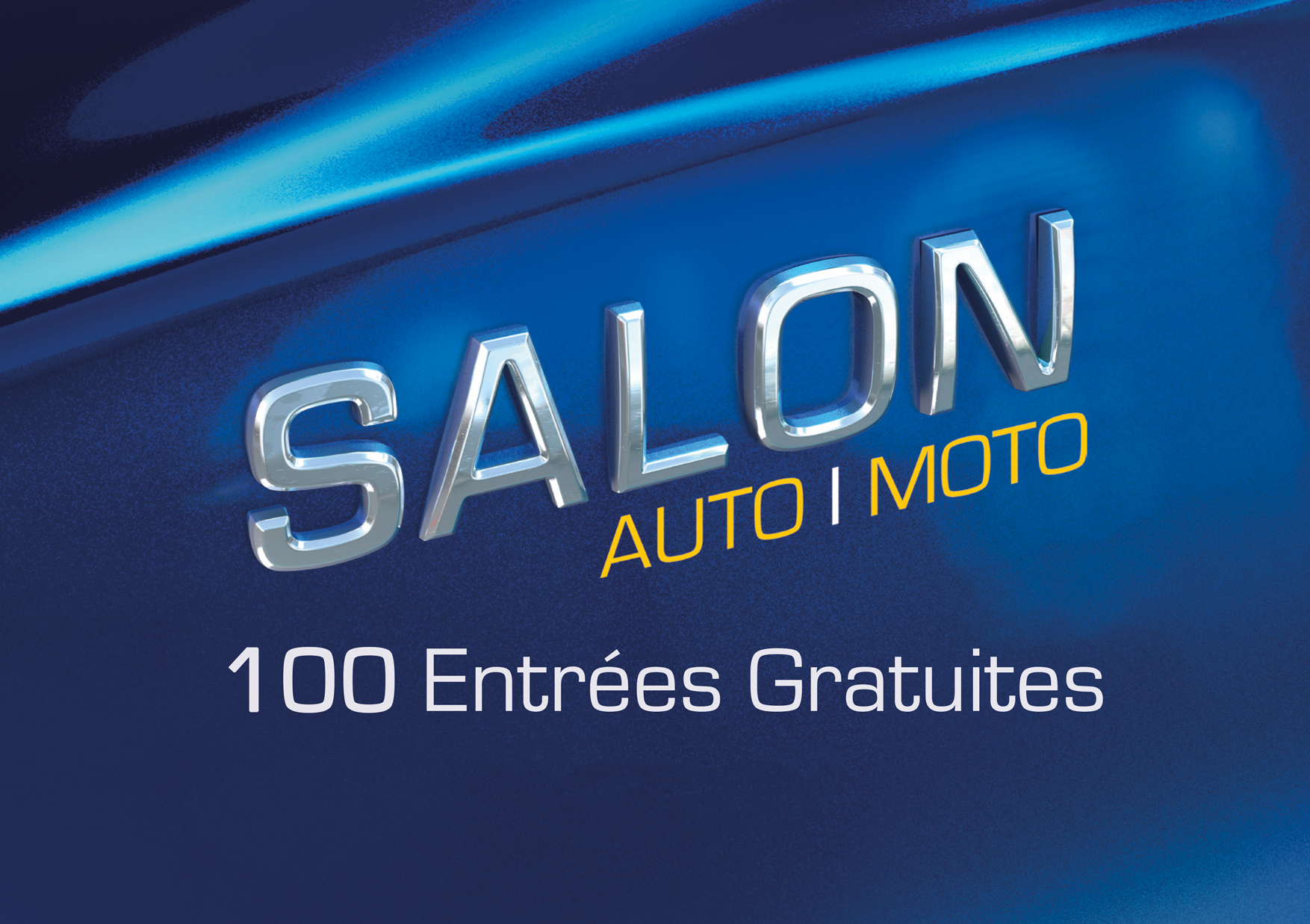 entrées gratuites pour le salon de l'auto