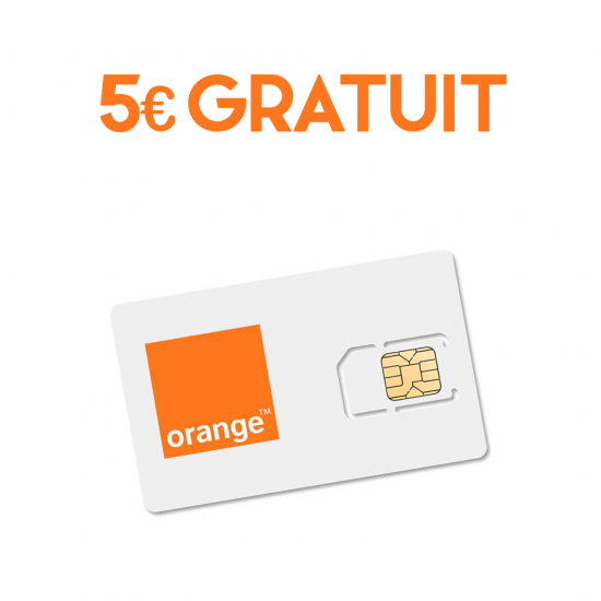5€ de crédit Orange gratuits Face à la crise