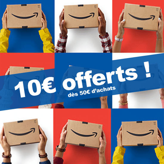 Amazon 10€ de réduction sur TOUT ou presque* Face à la crise
